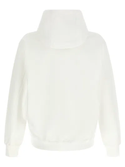 Casablanca Tennis Club Logo-print Hooded Cotton Sweatshirt In White