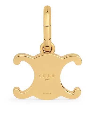 Celine Troimphe Brass Keychain In Purple | ModeSens