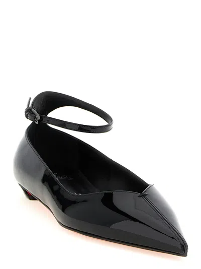 Christian Louboutin Women Erozeena Patent Leather Ballets In Black
