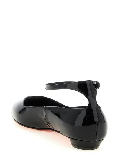 Christian Louboutin Women Erozeena Patent Leather Ballets In Black