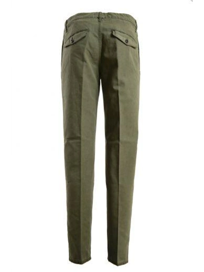 Shop Dondup Dond Up Cotton Pant In Green