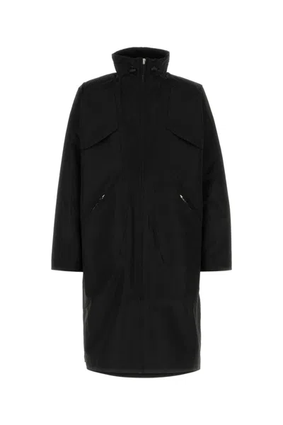 Entire Studios Black Polyester Jacket In Black