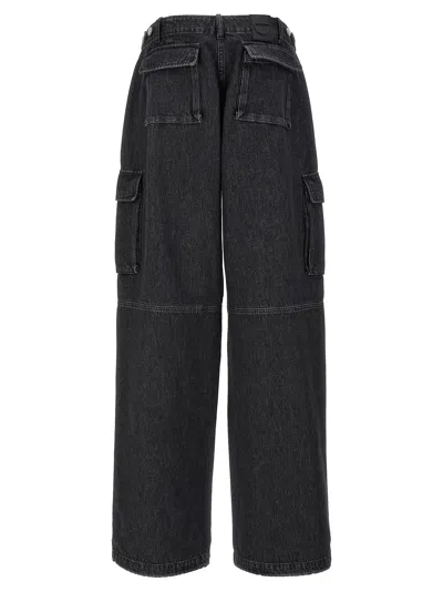 Coperni Women Tailored Wide Leg Cargo Pants In Black