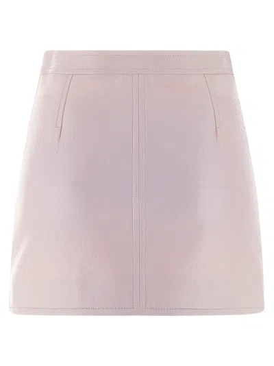 Courrèges Ribbed Spaghetti Strap Top With Elegant Logo Detail And Luxurious Fabric Blend In Black