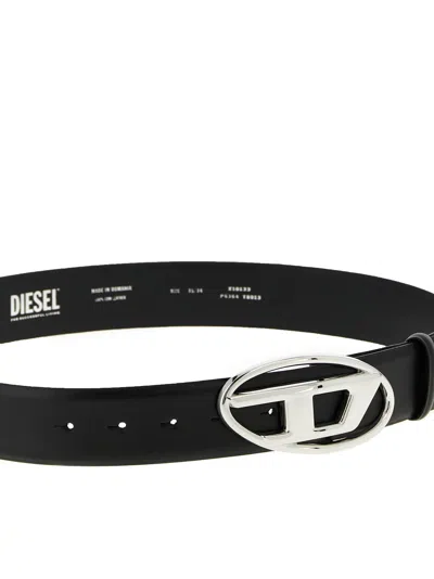 Diesel Black B-1dr-layer Belt In Black