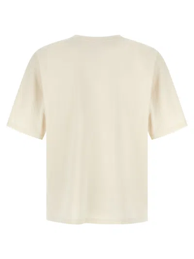 Diesel Graphic Print Round Neck Short Sleeves In White