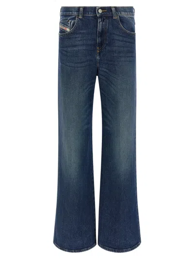 Diesel Five-pockets Flared Jeans In Blue