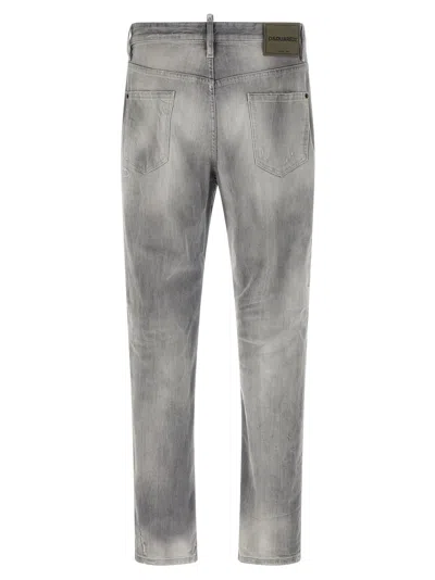 Dsquared2 642 Jeans Light Wash Grey In Gray