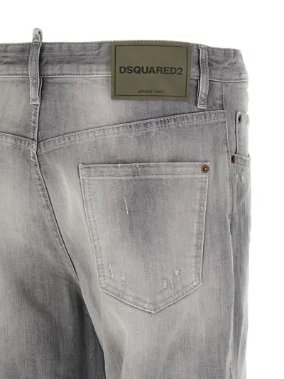 Dsquared2 642 Jeans Light Wash Grey In Gray