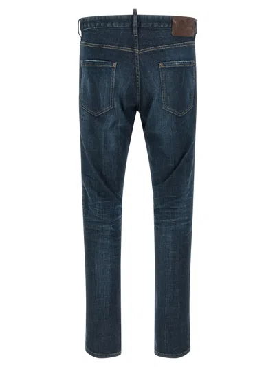 Dsquared2 Belt Loop Jeans In Blue