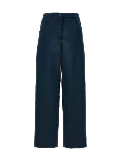 Etro Dark Blue Pegaso Cargo Pants In Blue