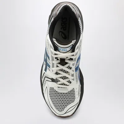 Asics Cream And Blue Gel-kayano 14 Sneakers In Black