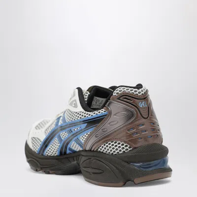 Asics Cream And Blue Gel-kayano 14 Sneakers In Black