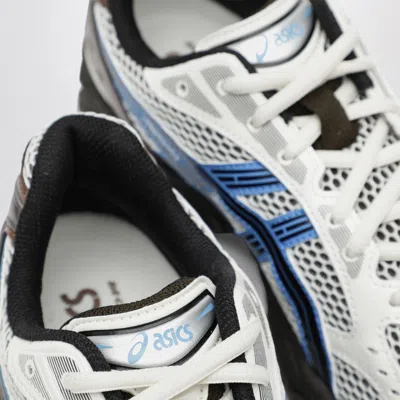 Asics Cream And Blue Gel-kayano 14 Sneakers In Black