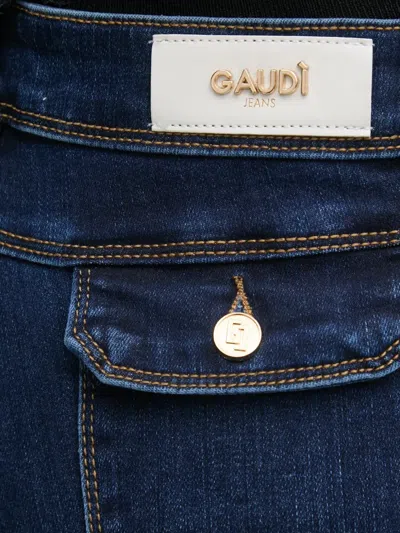 Gaudì Flap-pocket Jeans In Blue
