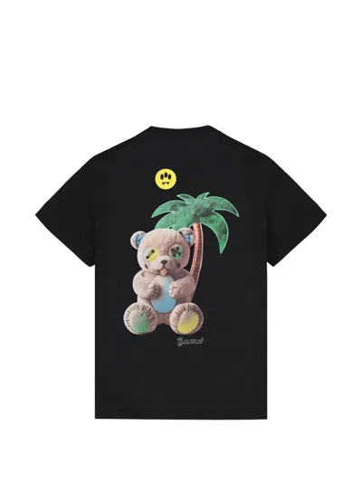Barrow Printed T-shirt In Black