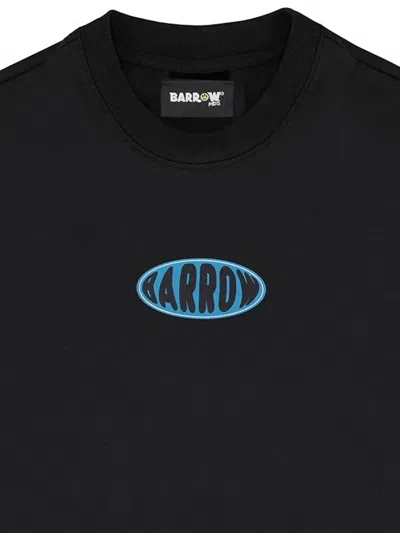 Barrow Printed T-shirt In Black