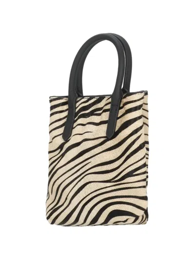 Ash Reggae Zebra-pattern Tote Bag In Multi
