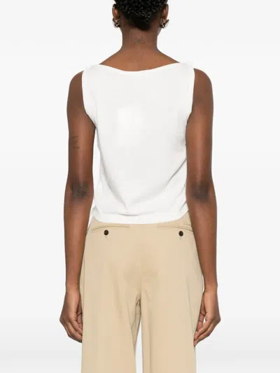 Dunst Drawstring Top In White