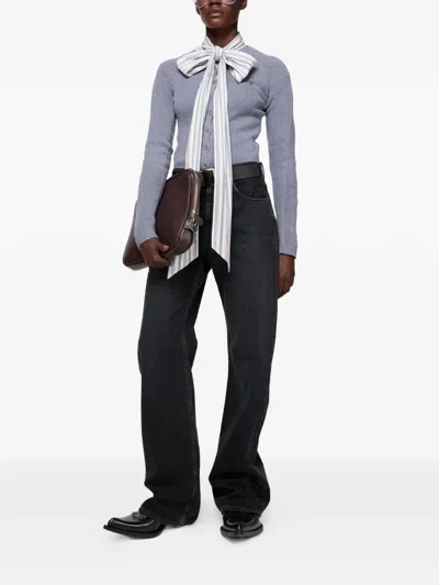 Acne Studios Button-up Cardigan In Blue