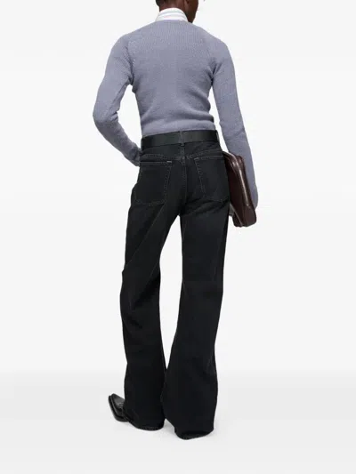 Acne Studios Button-up Cardigan In Blue