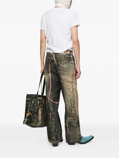 Acne Studios Graphic-print T-shirt In White