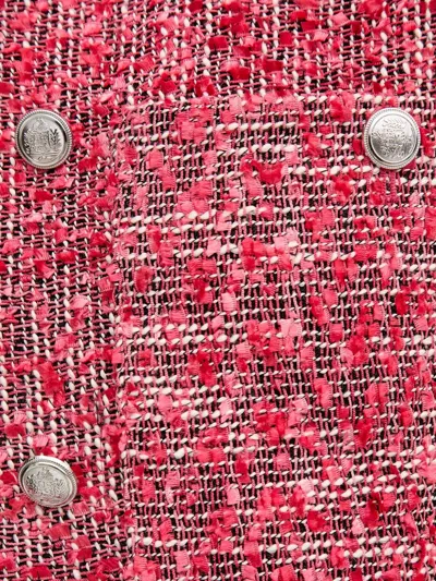 Mos Mosh Button Weave Jacket In Pink