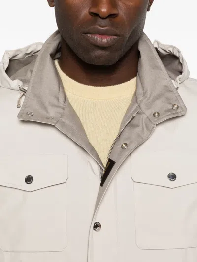 Moorer Flap-pocket Jacket In Neutral