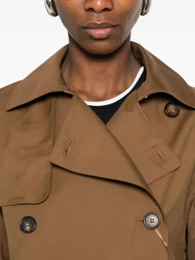 Max Mara Mtczeno Button Jacket In Brown