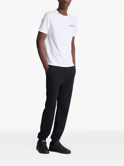 Balmain Print T-shirt In White