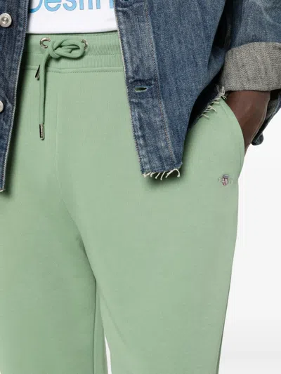 Gant Drawstring Track Pants In Green