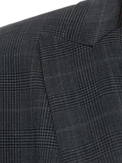 Iro Calu Check-pattern Blazer In Black