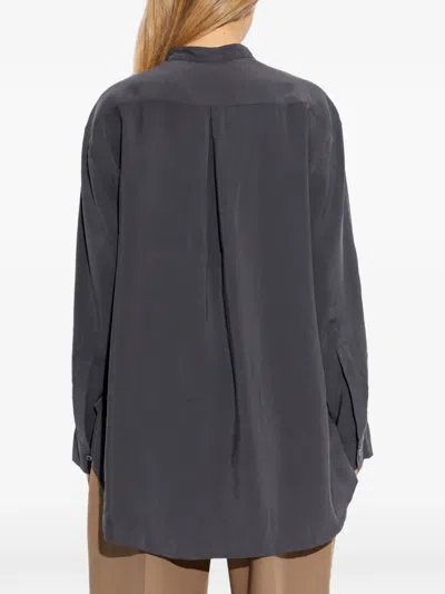 Studio Nicholson Buttoned Pocket Shirt In Gray