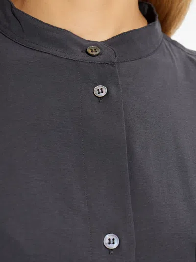 Studio Nicholson Buttoned Pocket Shirt In Gray