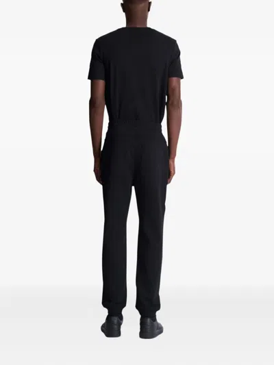 Balmain Logo-print Drawstring Track Pants In Black