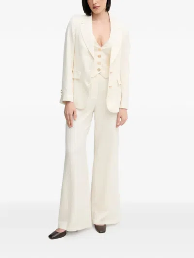 Gaudì Single-breasted Blazer In White