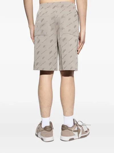 Off-white Logo-print Shorts In Multi