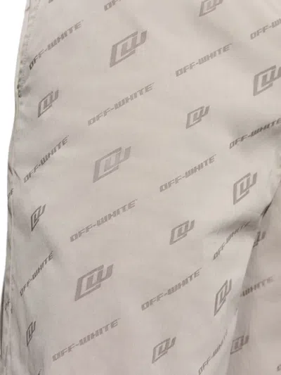 Off-white Logo-print Shorts In Multi
