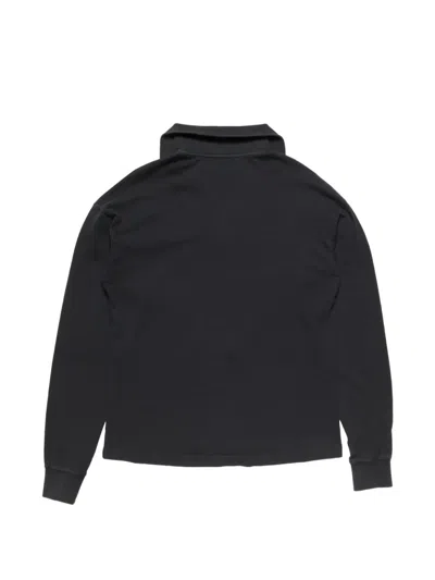 Acne Studios Zip-up Roll-neck Sweater In Multi