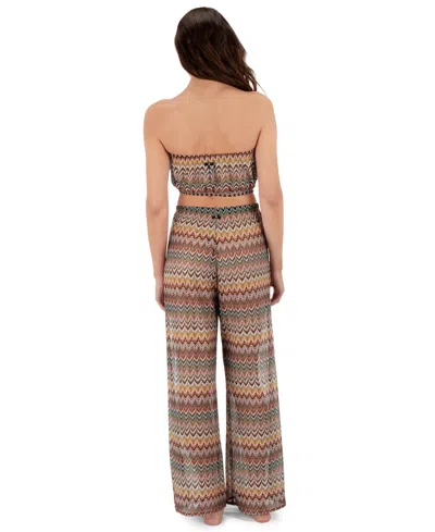 Hurley Women's Chevron Knit Pull-on Beach Pants In Multi