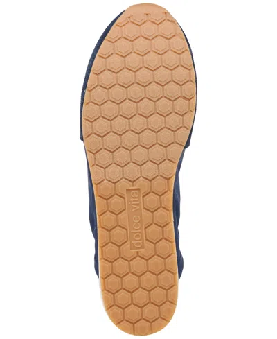 Dolce Vita Daris Mule Sneakers Navy Nylon In Blue