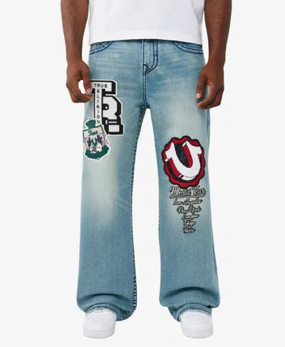 True Religion Patch Vinny Flap Jeans In Blue