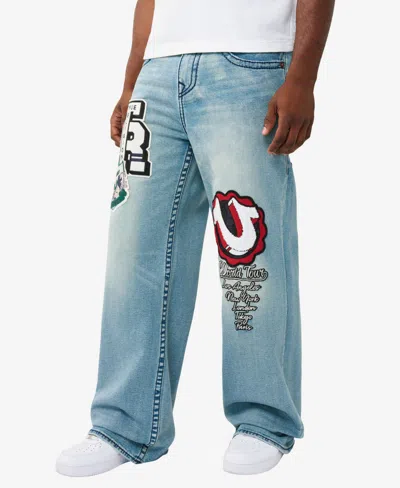 True Religion Patch Vinny Flap Jeans In Blue
