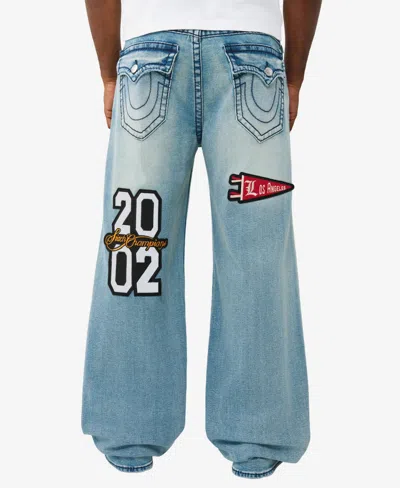 True Religion Patch Vinny Flap Jeans In Blue