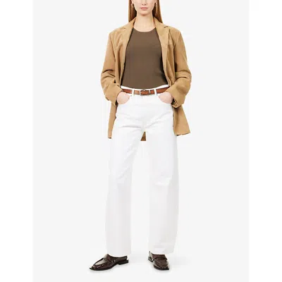 Frame The Bow Jeans In White