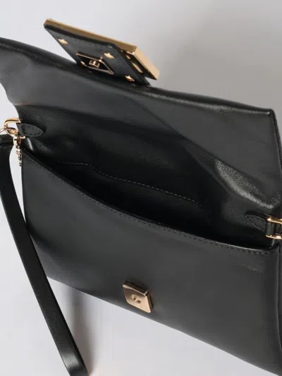 Fendi Valentino Garavani Vlogo Signature Velvet Slingback Pumps In Black