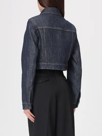 Fendi Brunello Cucinelli Striped Cotton T-shirt In Blue