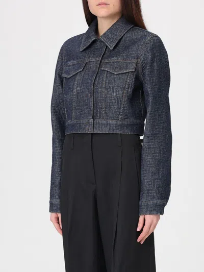 Fendi Brunello Cucinelli Striped Cotton T-shirt In Blue