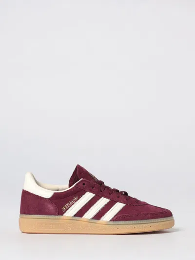 Adidas Originals Adidas Handball Spezial Suede Sneakers In Burgundy
