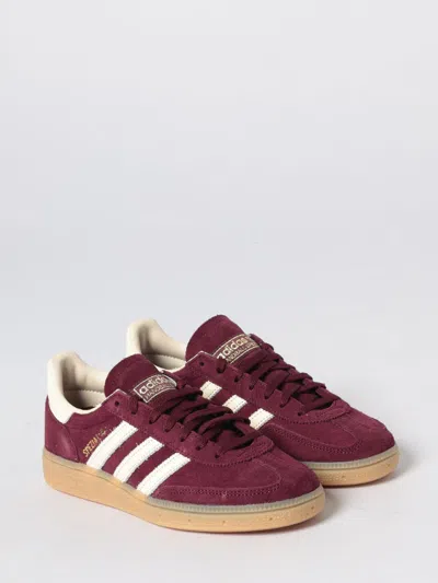 Adidas Originals Adidas Handball Spezial Suede Sneakers In Burgundy